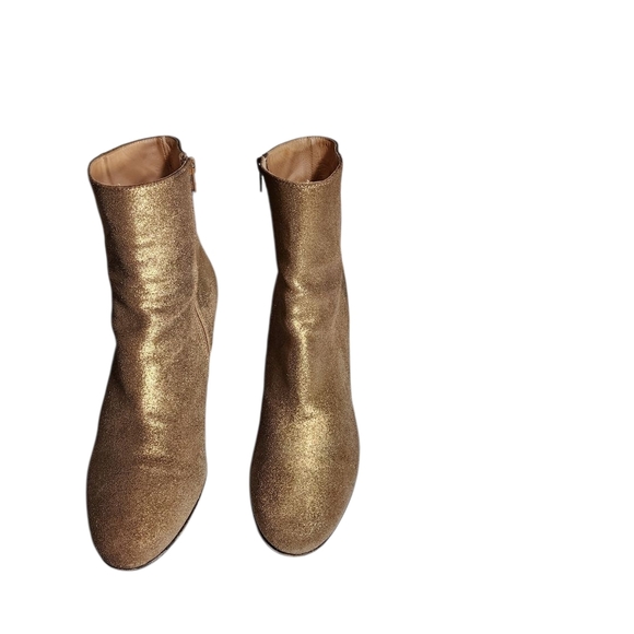 Maison Martin Margiela Shimmering Gold Ankle Boots - Picture 5 of 16